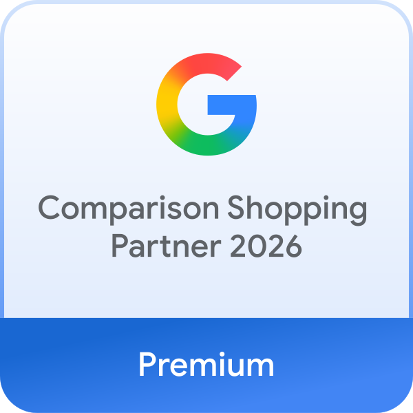 Google-Badge Comparison Shopping Premium Partner 2026